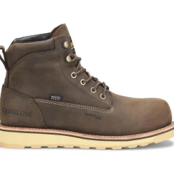 Women Carolina Men's Staple Gun 6" Carbon Comp Toe WP Work Boot -Brown- CA7572
