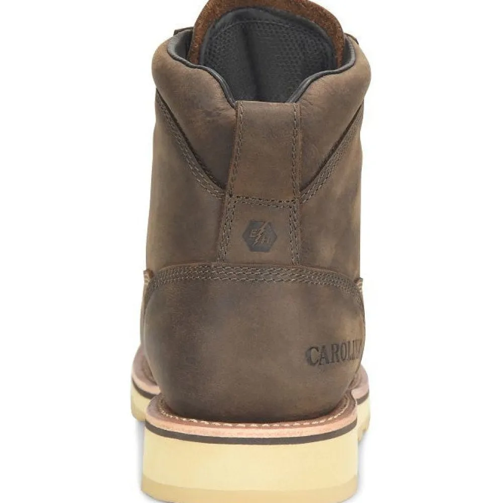 Women Carolina Men's Staple Gun 6" Carbon Comp Toe WP Work Boot -Brown- CA7572