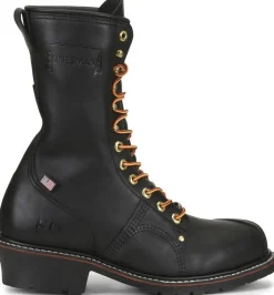 Carolina Men's USA Made Linesman 10" Soft Toe Slip Resist Work Boot -- 905