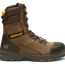 CAT Men's Accomplice X 8" Steel Toe WP Work Boot - Brown - P91642