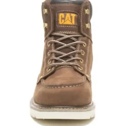 Women CAT Men's Calibrate Waterproof Steel Toe Work Boot -Khaki- P91420