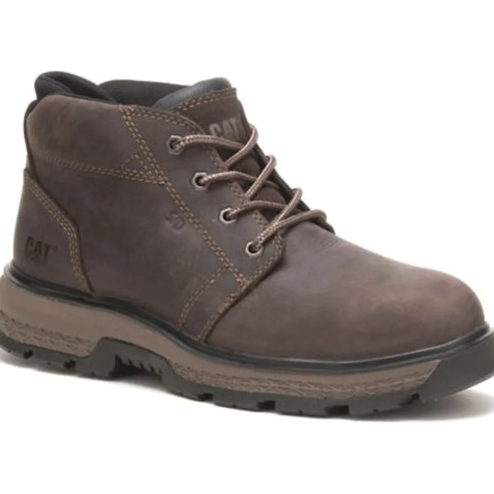 CAT Men's Exposition 4.5" AT Dissipative Work Boot - Demitasse - P91367