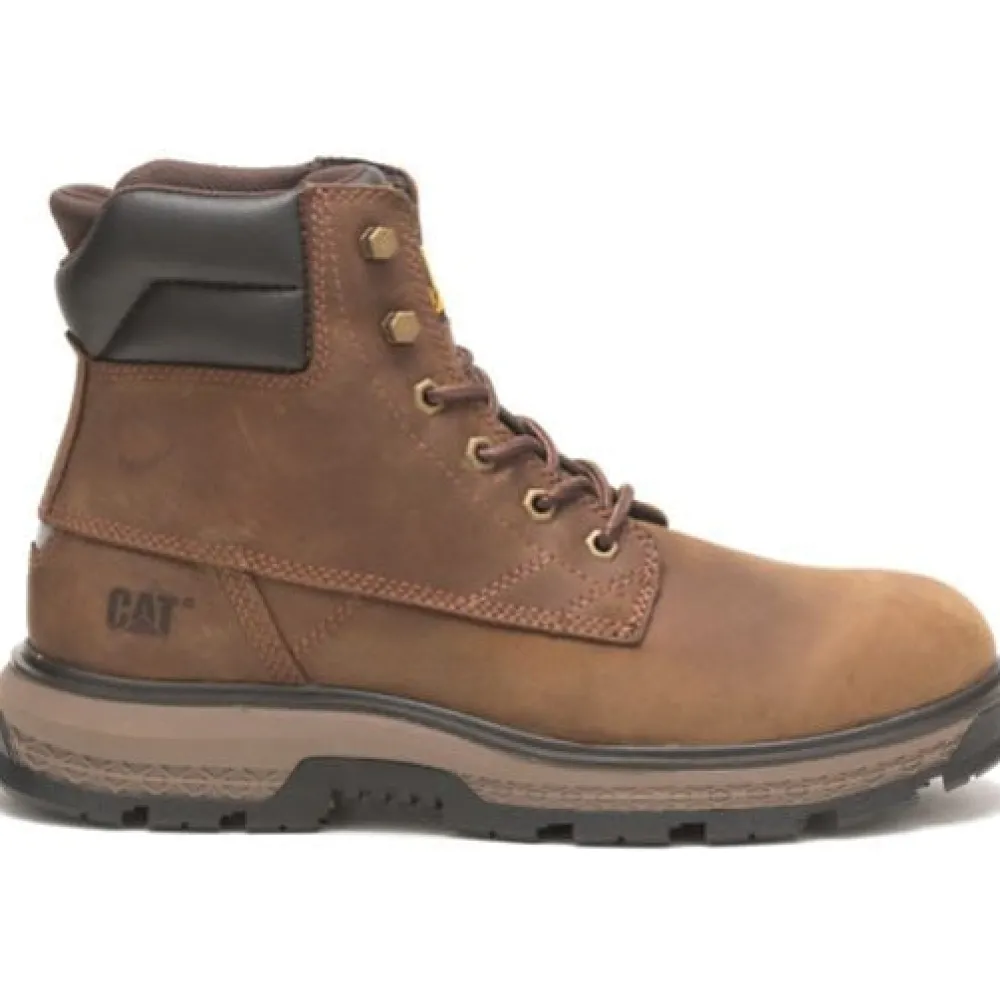 CAT Men's Exposition 6" Slip Resist Soft Toe Work Boot -Pyramid- P51059