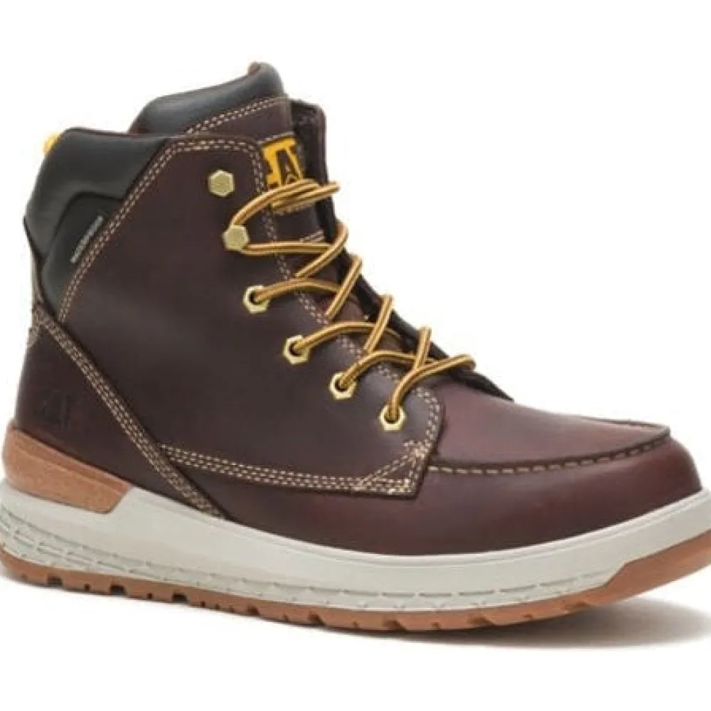CAT Men's Impact Soft Toe WP Slip Resist Work Boot -Friar - P51076
