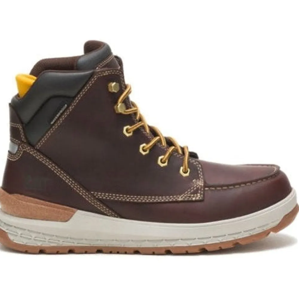 CAT Men's Impact Soft Toe WP Slip Resist Work Boot -Friar - P51076