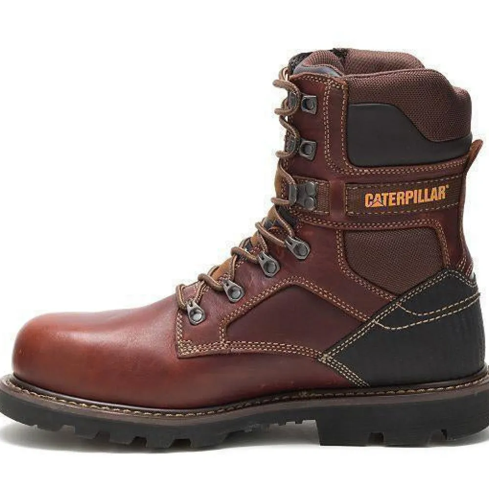 CAT Men's Indiana 2.0 8" Stl Toe WP Imported Work Boot - - P90870