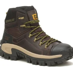 Women CAT Men's Invader Comp Toe Waterproof Hiker Work Boot -Coffee- P91541