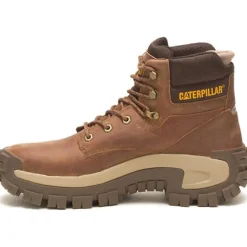 Women CAT Men's Invader Hi Steel Toe Slip Resist Work Boot -- P91596