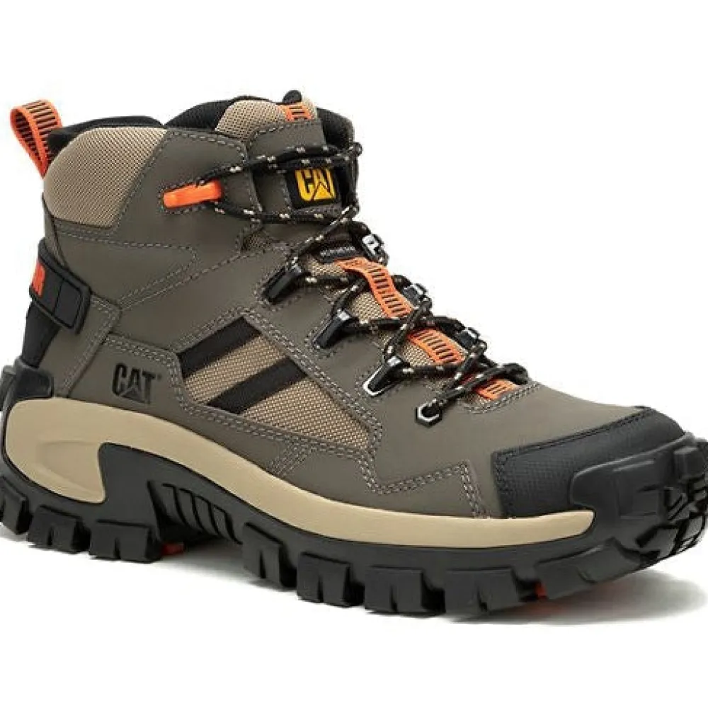 Women CAT Men's Invader Mid Vent CT Slip Resist Work Boot -Bungee Cord- P91666