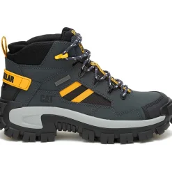CAT Men's Invader Mid Vent Comp Toe WP Work Boot -Shadows- P91757