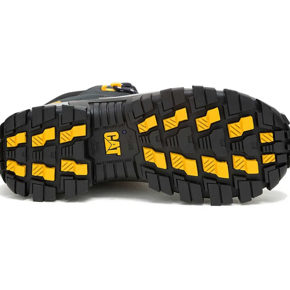 CAT Men's Invader Mid Vent Comp Toe WP Work Boot -Shadows- P91757