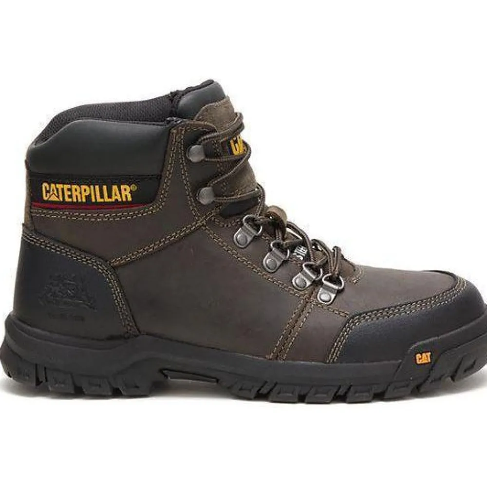 CAT Men's Outline Steel Toe Work Book - Dark - P90802