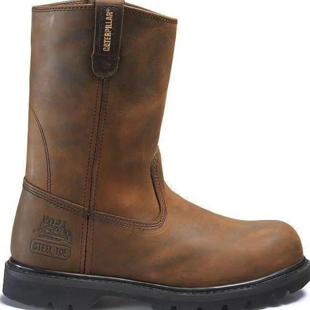 Women CAT Men's Revolver Steel Toe Pull On Work Boot - - P89516