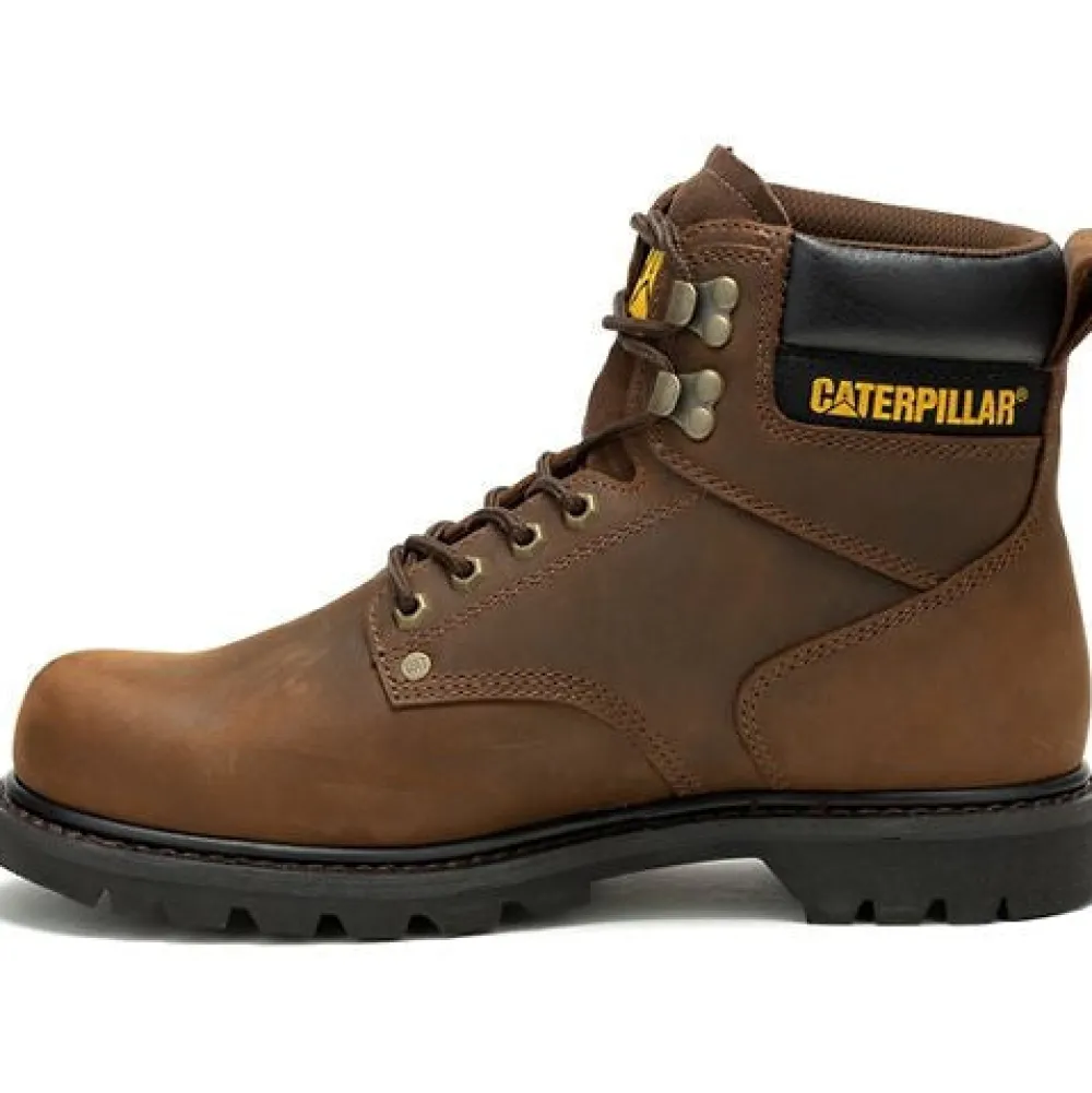 CAT Men's Second Shift Soft Toe WP Slip Resist Work Boot -- P51086