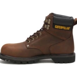 CAT Men's Second Shift Steel Toe Work Boot - Dark - P89586