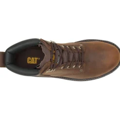 CAT Men's Second Shift Steel Toe Work Boot - Dark - P89586