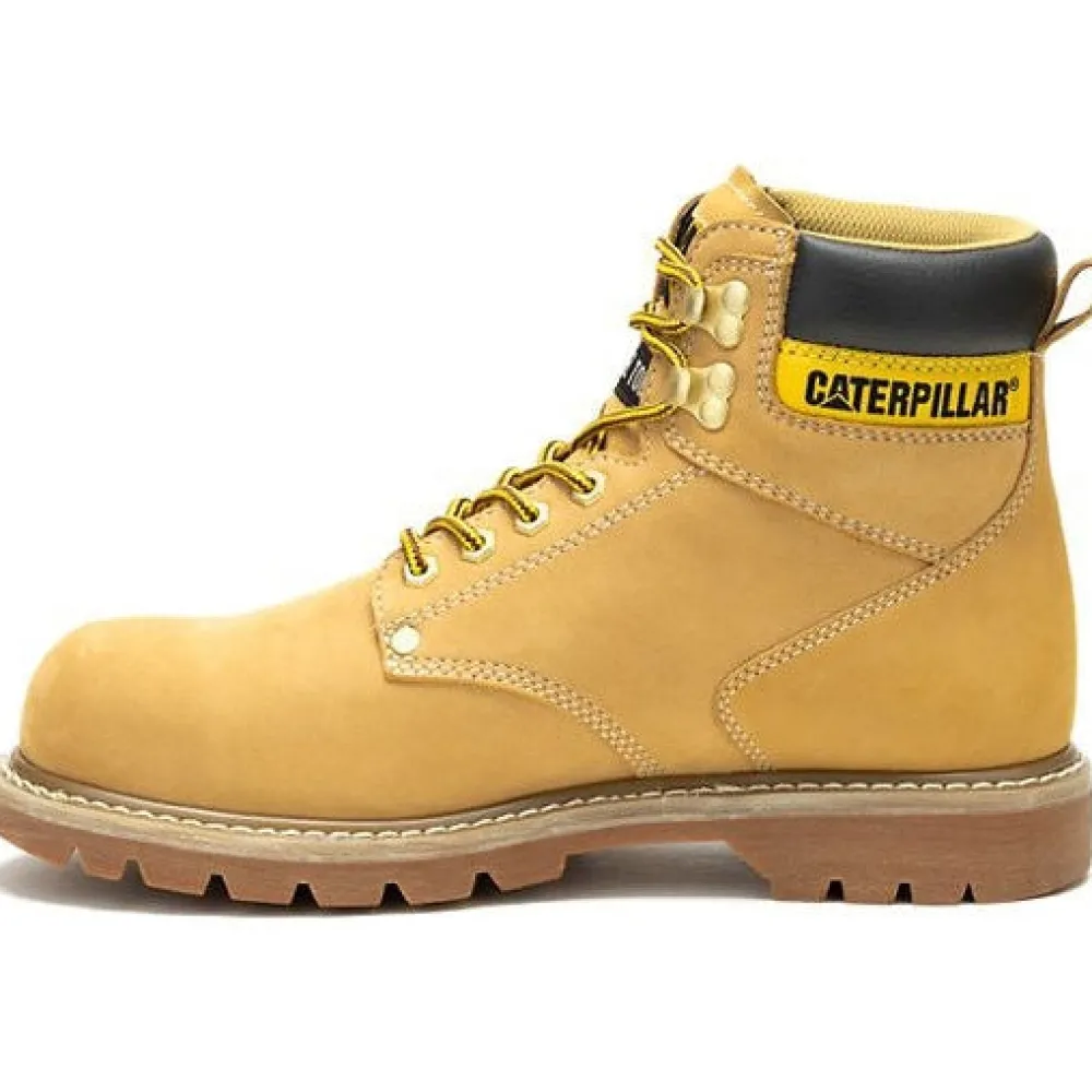 CAT Men's Second Shift Steel Toe WP Slip Resist Work Boot -- P91659