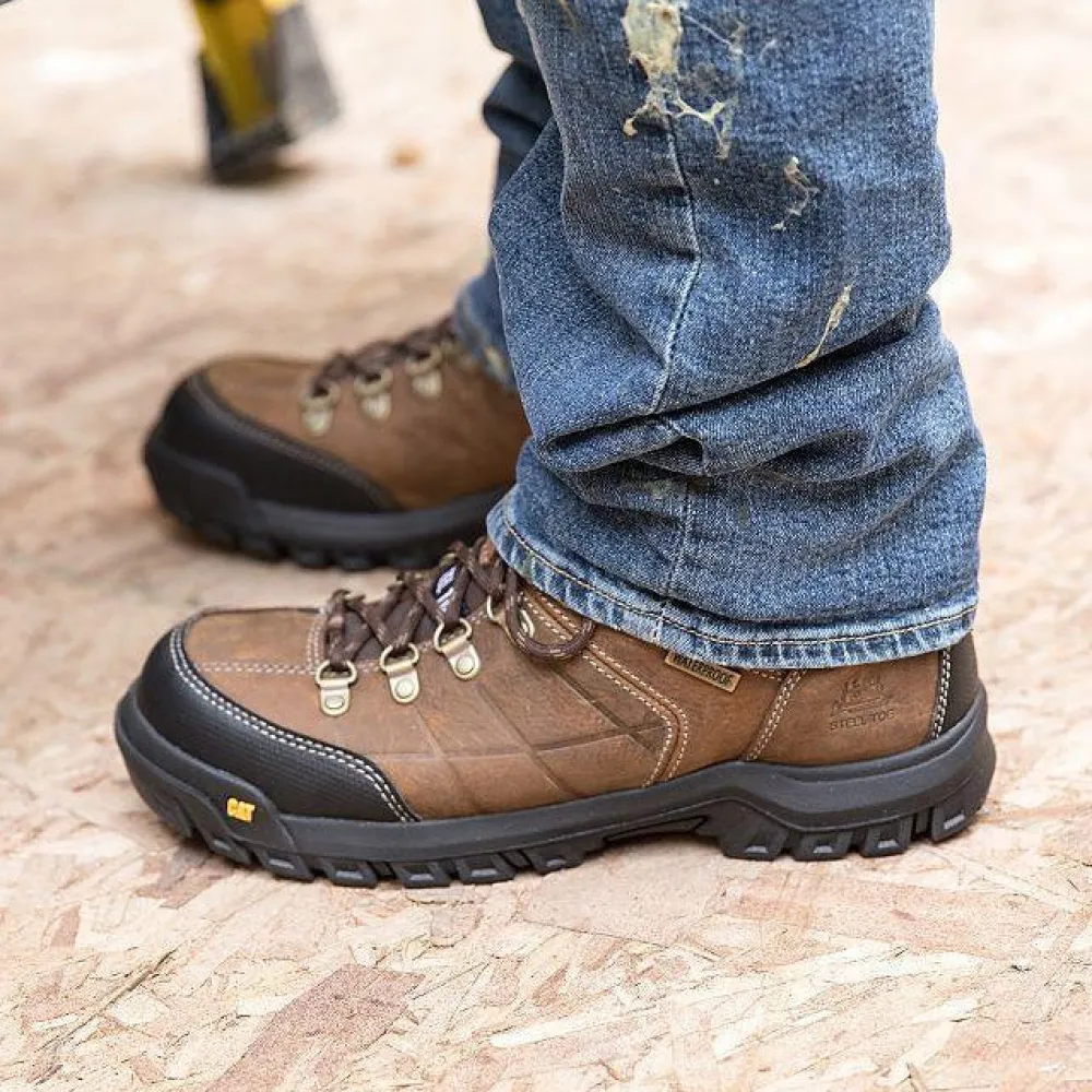 CAT Men's Threshold Steel Toe WP SR Work Boot - - P90935