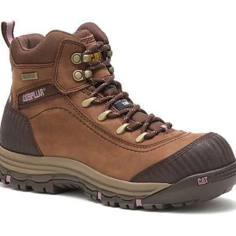CAT Women's Ally 6” Comp Toe WP Imported Work Boot - - P90760