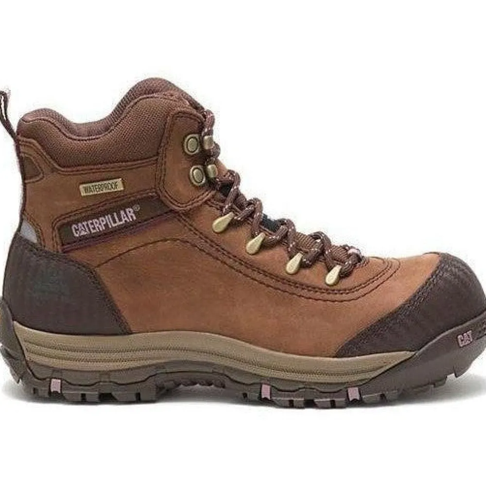CAT Women's Ally 6” Comp Toe WP Imported Work Boot - - P90760