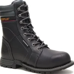 CAT Women's Echo Steel Toe WP Rubber Outsole Work Boot - - P90899