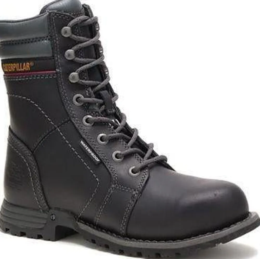 CAT Women's Echo Steel Toe WP Rubber Outsole Work Boot - - P90899