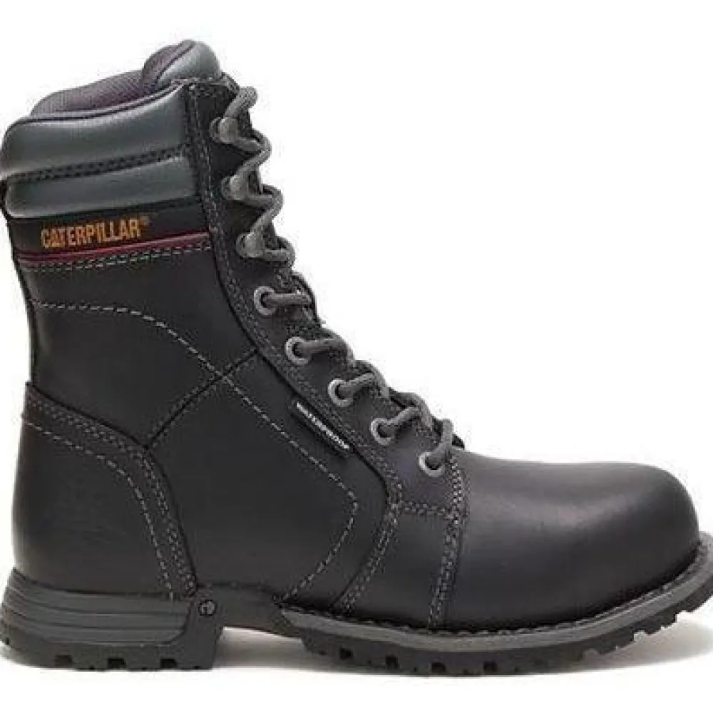 CAT Women's Echo Steel Toe WP Rubber Outsole Work Boot - - P90899