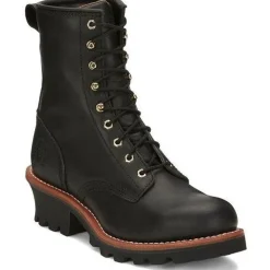 Women Chippewa Men's Baldor 8" Steel Toe Logger Work Boot - - 73020