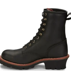 Women Chippewa Men's Baldor 8" Steel Toe Logger Work Boot - - 73020