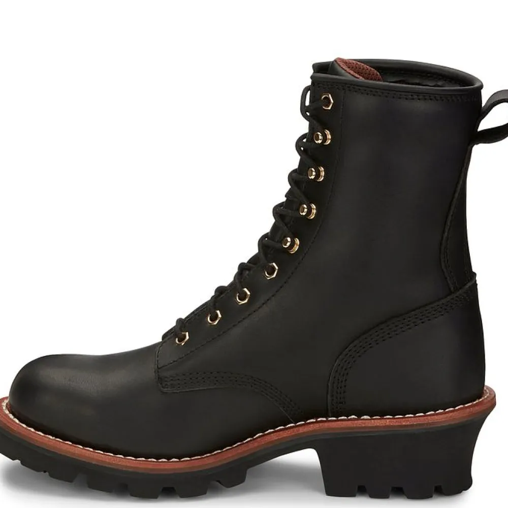 Women Chippewa Men's Baldor 8" Steel Toe Logger Work Boot - - 73020