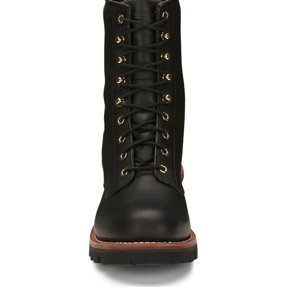 Women Chippewa Men's Baldor 8" Steel Toe Logger Work Boot - - 73020