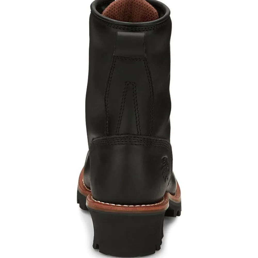 Women Chippewa Men's Baldor 8" Steel Toe Logger Work Boot - - 73020
