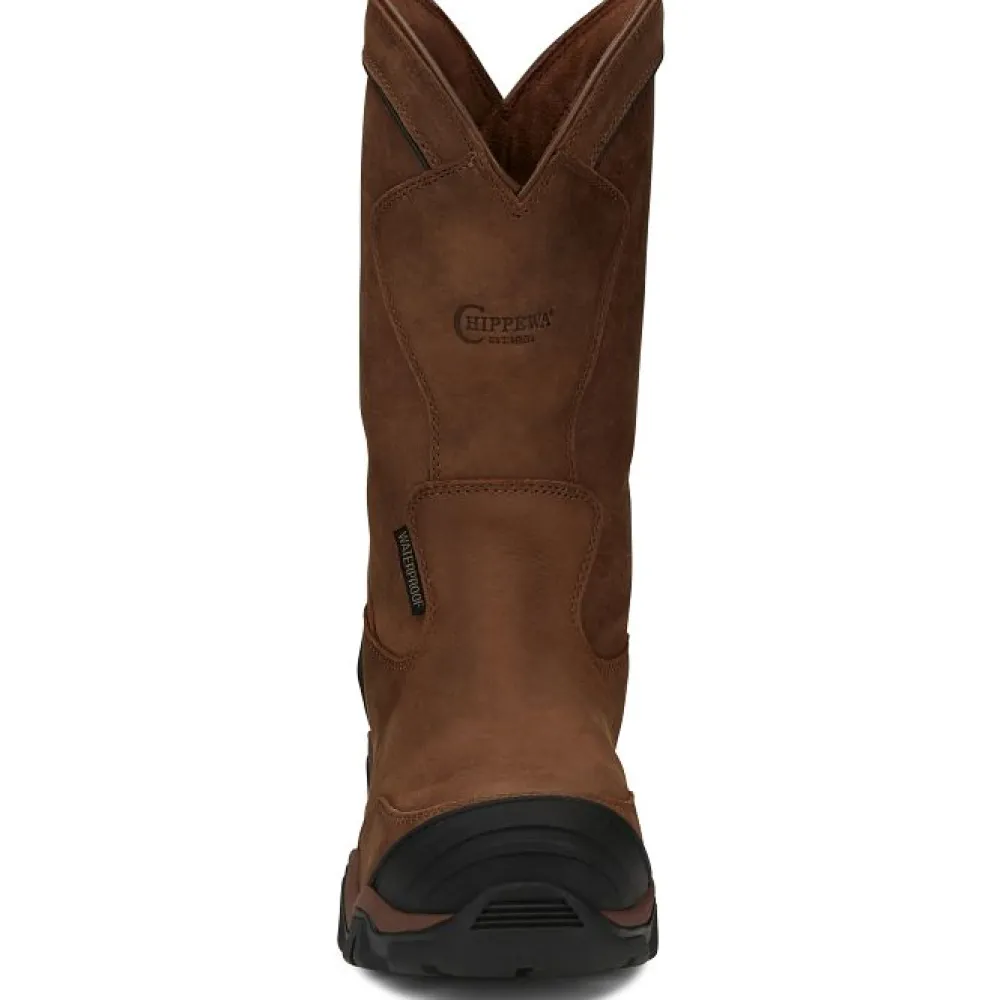 Chippewa Men's Cross Terrain 12" Comp Toe WP Pull-On Work Boot- AE5023