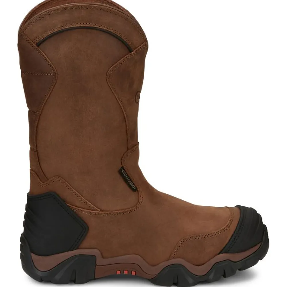 Chippewa Men's Cross Terrain 12" Comp Toe WP Pull-On Work Boot- AE5023