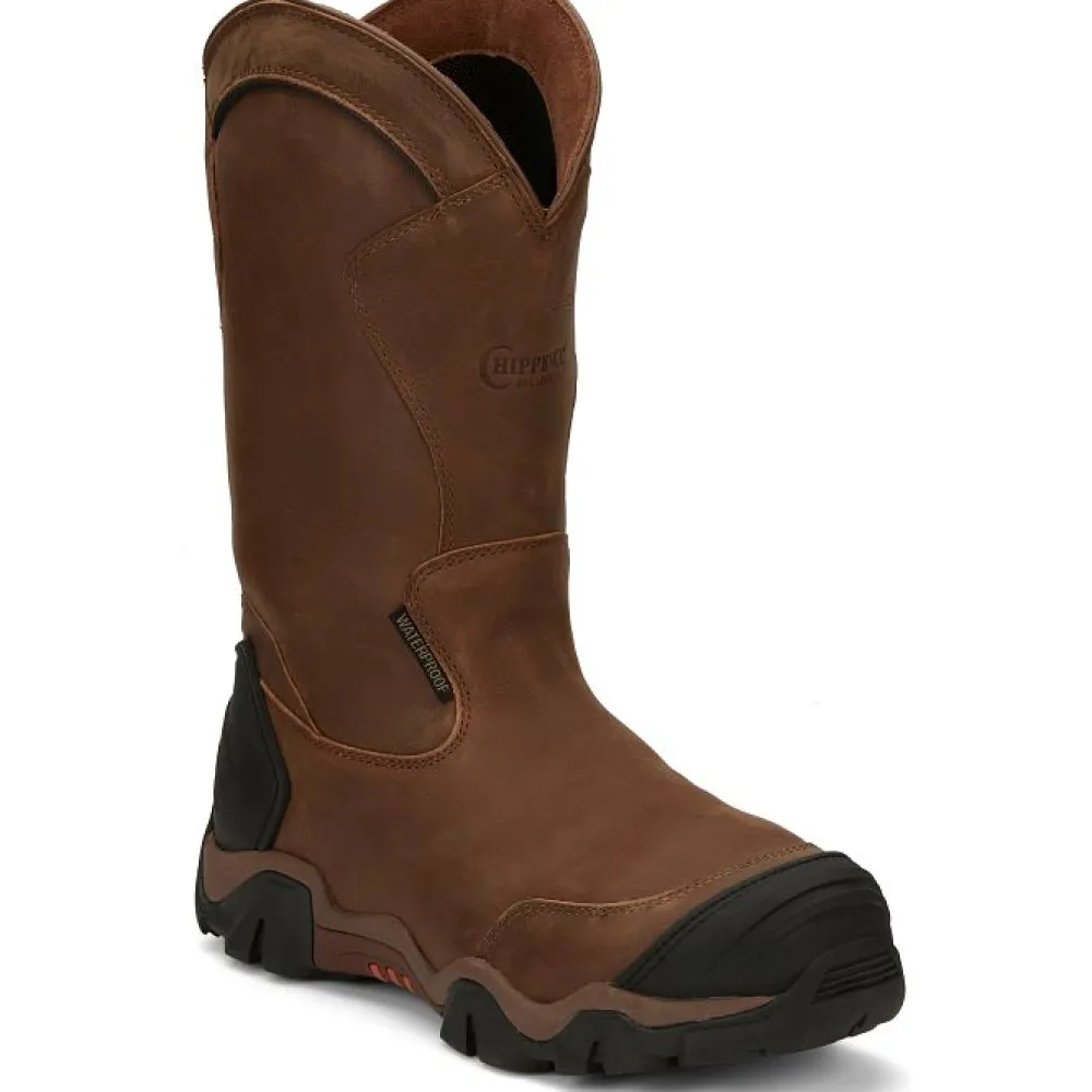 Chippewa Men's Cross Terrain 12" Comp Toe WP Pull-On Work Boot- AE5023