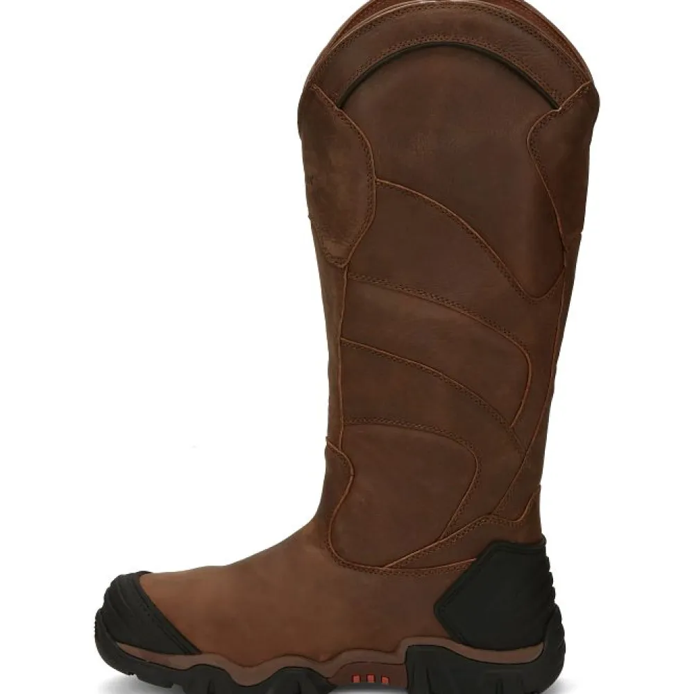 Women Chippewa Men's Cross Terrain 17" Comp Toe WP Pull-On Snake Hunt Boot- AE5034