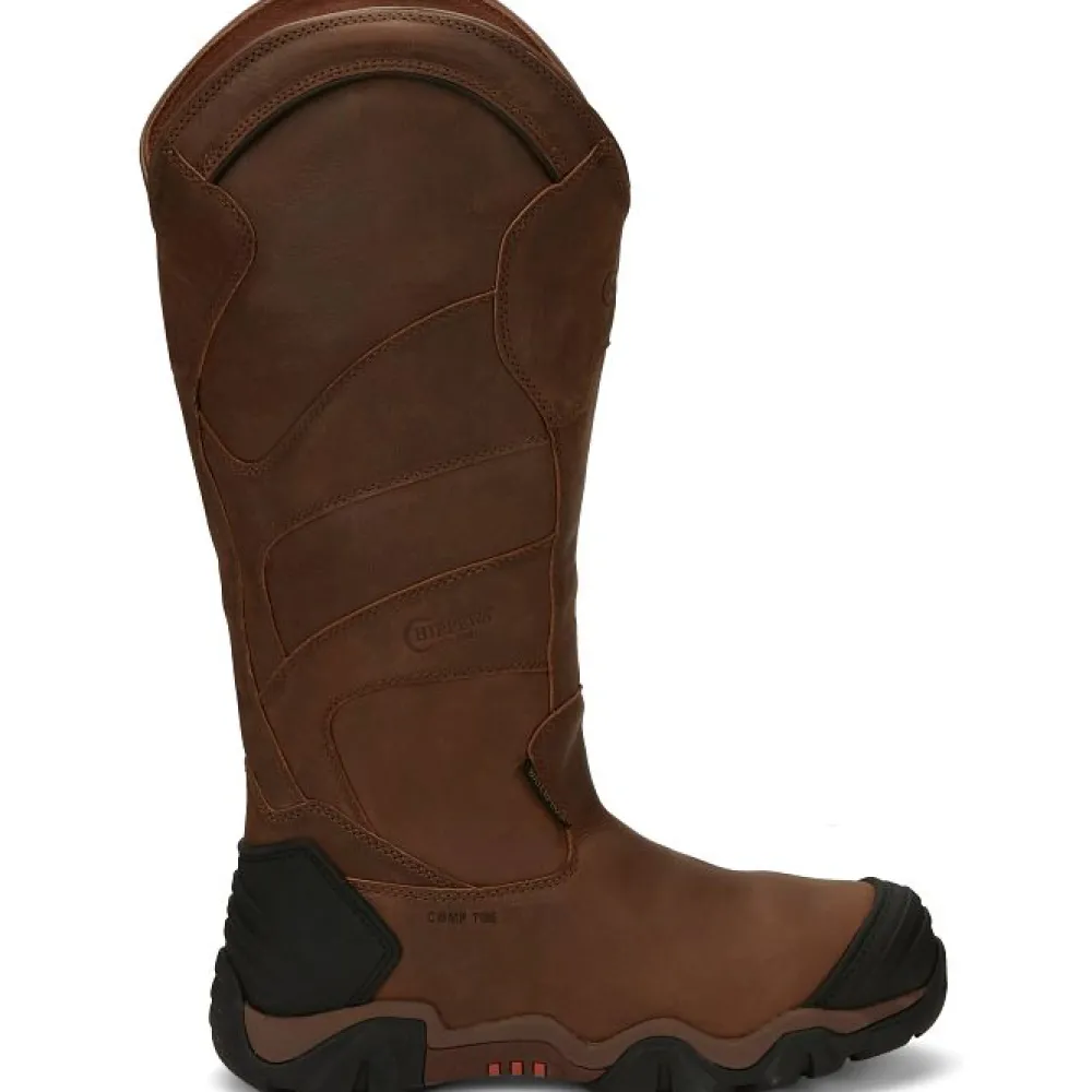 Women Chippewa Men's Cross Terrain 17" Comp Toe WP Pull-On Snake Hunt Boot- AE5034