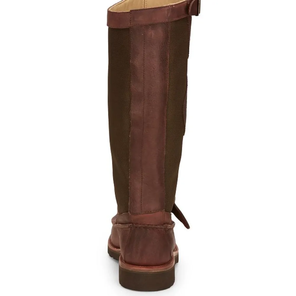 Women Chippewa Men's Cutter 17" Moc Toe Pull-On Snake Hunt Boot - 23923