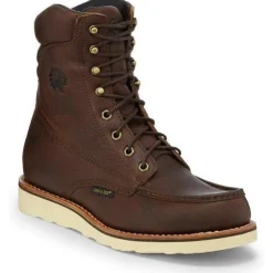 Women Chippewa Men's Edge Walker 8" Moc Toe WP Lace-Up Work Boot 25346