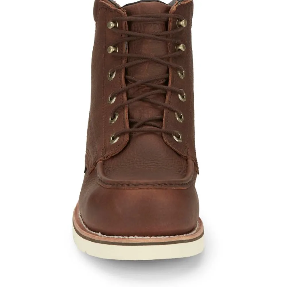 Women Chippewa Men's Edge Walker 6" Comp Toe WP Lace-Up Wedge Work Boot - 25342