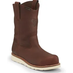 Women Chippewa Men's Edge Walker 11" Comp Toe WP Pull-On Wedge Work Boot - 25336