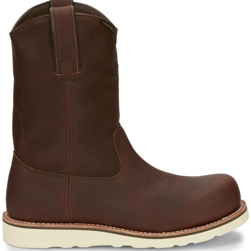 Women Chippewa Men's Edge Walker 11" Comp Toe WP Pull-On Wedge Work Boot - 25336