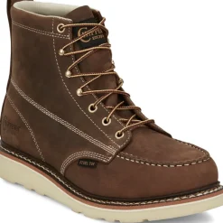 Women Chippewa Men's Edge Walker 6" Steel Toe Lace Up Work Boot -- ED5321