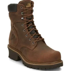 Women Chippewa Men's Hador 8" Steel Toe Logger Work Boot - 55026