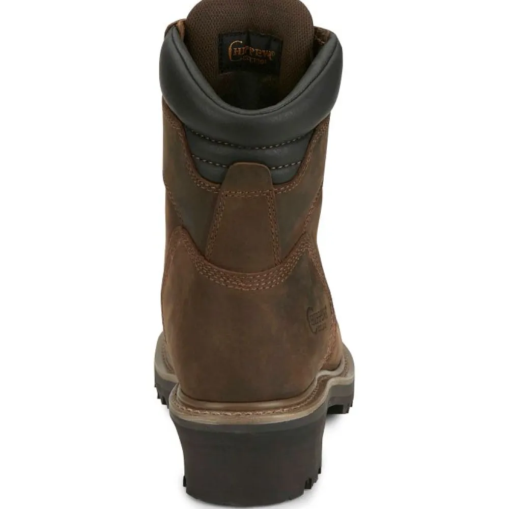 Women Chippewa Men's Hador 8" Steel Toe Logger Work Boot - 55026