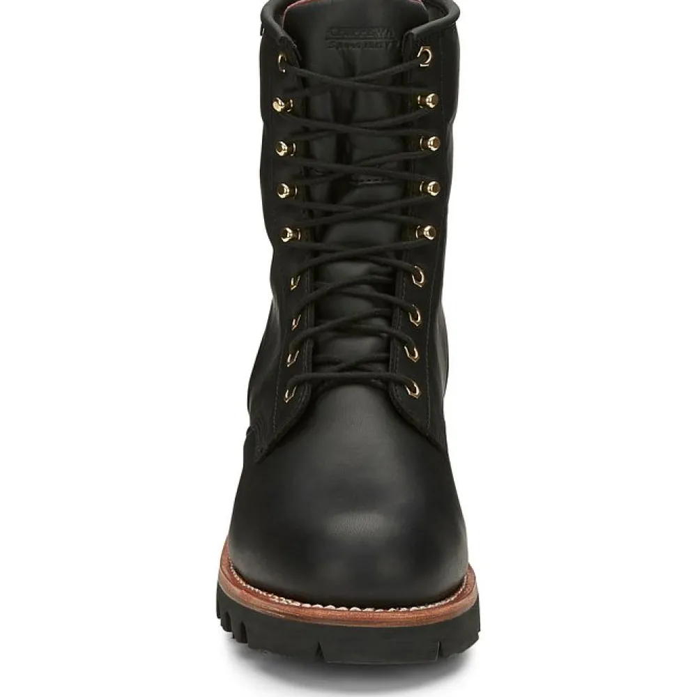 Women Chippewa Men's Paladin 8" Steel Toe WP 400G Ins Logger Work Boot - 73050