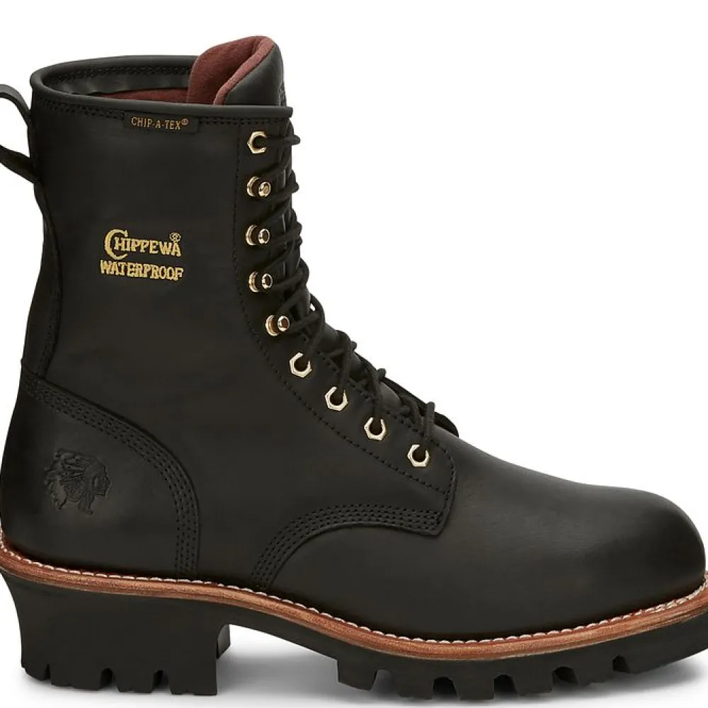 Women Chippewa Men's Paladin 8" Steel Toe WP 400G Ins Logger Work Boot - 73050