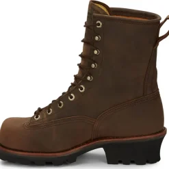 Women Chippewa Men's Paladin 8" Steel Toe WP 400G Ins Logger Work Boot - 73103