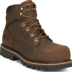 Chippewa Men's Sador 6" Comp Toe WP Lace-Up Work Boot - - 73221