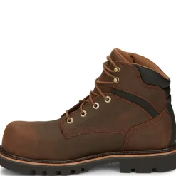 Chippewa Men's Sador 6" Comp Toe WP Lace-Up Work Boot - - 73221